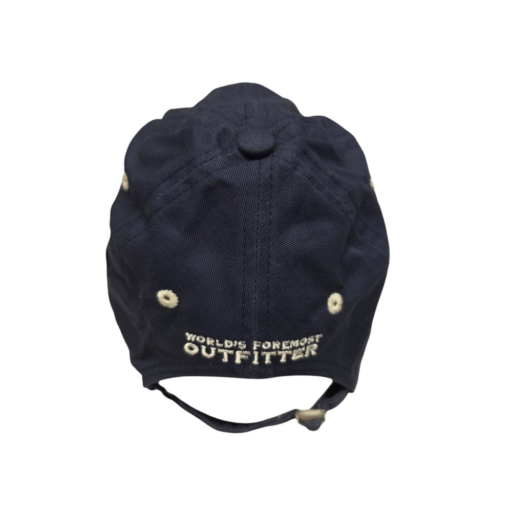 Vintage Cabela's Spellout Navy Blue Baseball Cap World's Foremost Outfitter - Picture 4 of 8